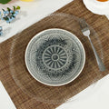 Eco-Friendly Dinnerware Clear Round Transparent Modern Plastic Decorative Charger Plates for Wedding Party