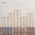 Modern Flowers Mini Plant Pot Indoor Hydroponic Vase Powder Coated Metal Iron Flower Pot Stand Planter