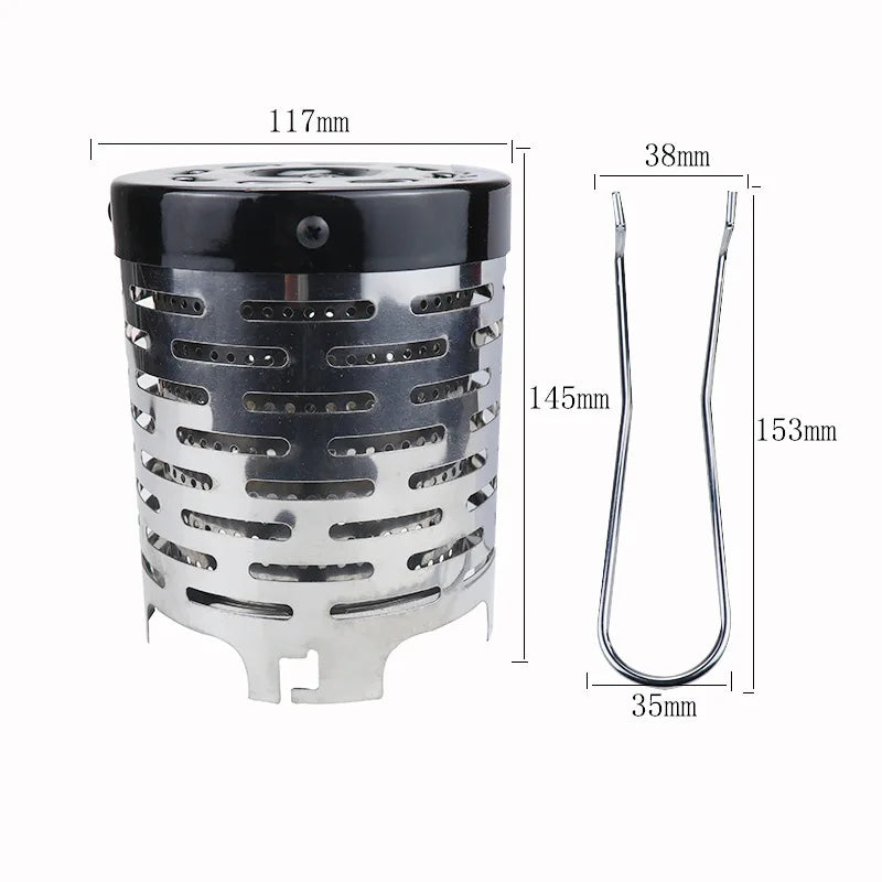 Winter Heating Cover Tent Stainless Steel Heater Camping Picnic Portable Mini Gas Stove Heater Outdoor Camping Heating Cover