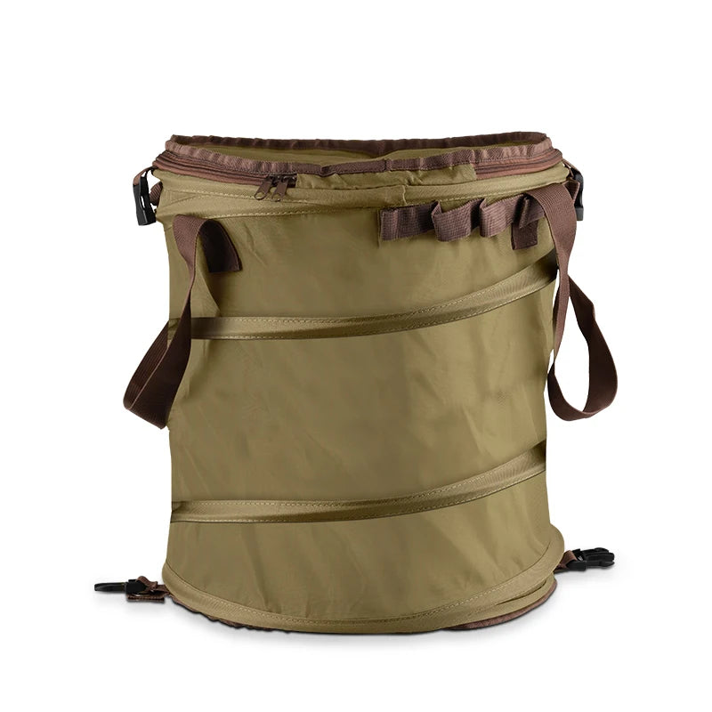 KingGear Outdoor Reusable Garbage Can 40L 60L 75L Portable Car Collapsible Trash Can Pop-Up Camping Trash Can