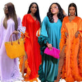 Hot Selling African Bazin Clothing for Woman Plumage Robes De Demoiselle Africaine Rayon Fabric African Kente Dress Designs