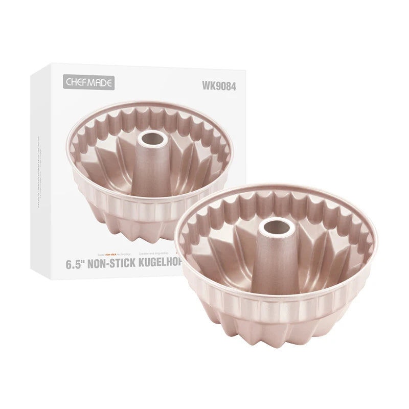 For for Bakeware 7" Kugelhof Non-stick Carbon Steel for Gold Eco-Friendly Cake Baking Pan