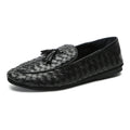 Top Grade Men's British Style Loafers Customisable Genuine Cow Leather Tassel Slip-On Shoes Comfortable Casual Height Increasing