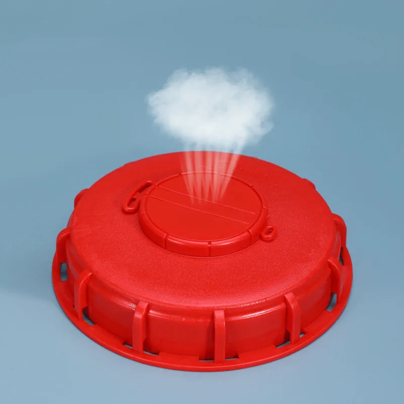 Ton Drum Bucket Plastic Cover With Breathable Hole Water Oil Valve Sealing Lid
