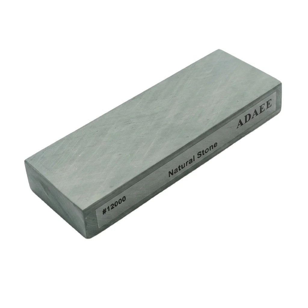 ADAEE 12000 Grit Natural Stone 1.22kg 200x75x29mm Metamorphic Whetstone for Mirror Polish Finish