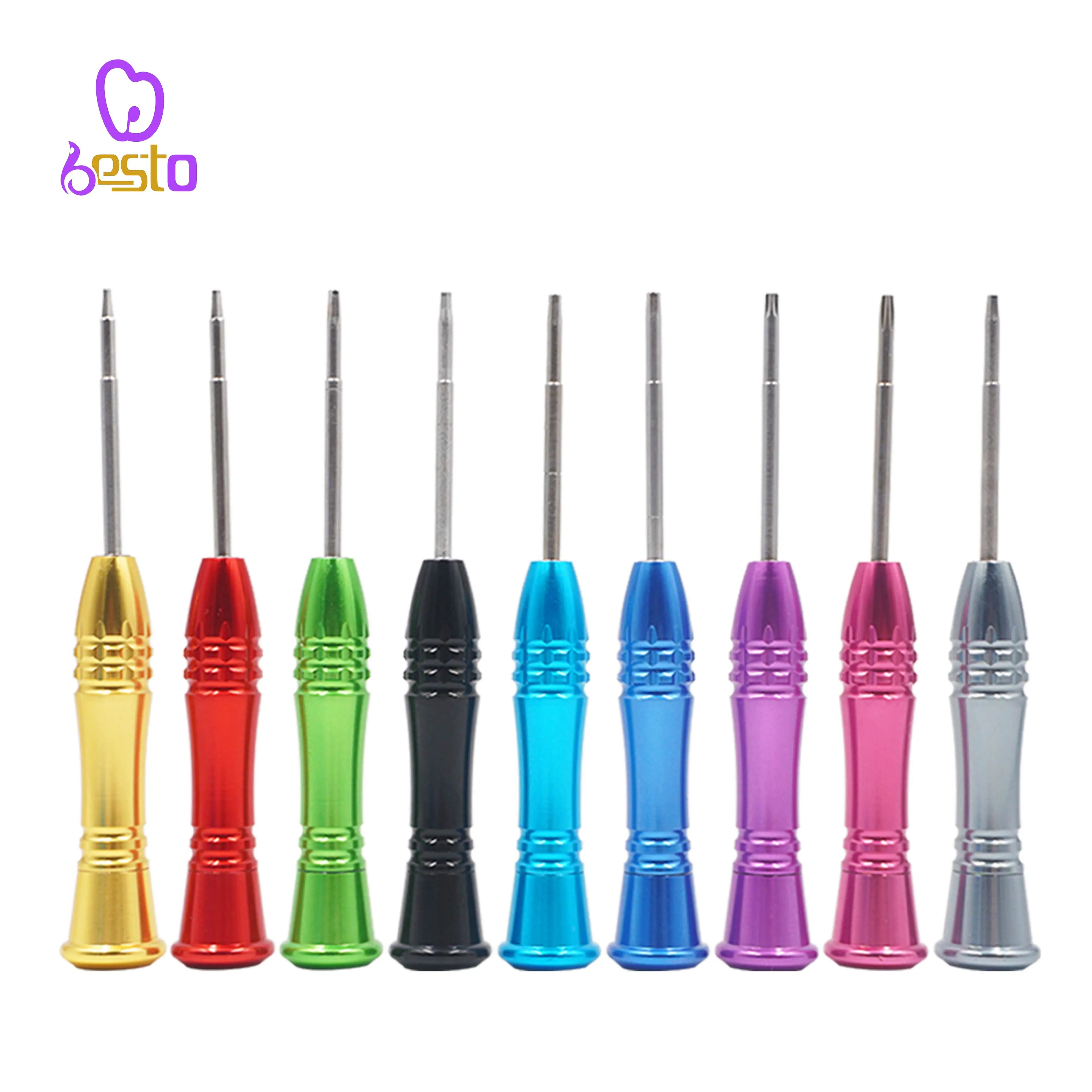 9PCS/Set Dental Laboratory Screwdriver Dental Orthodontic Matching Tools Micro Screw Driver for Implant Dentist Instrument