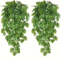 Artificial Plastic Monstera Plants Rattan for Home Wall Hanging Decoration