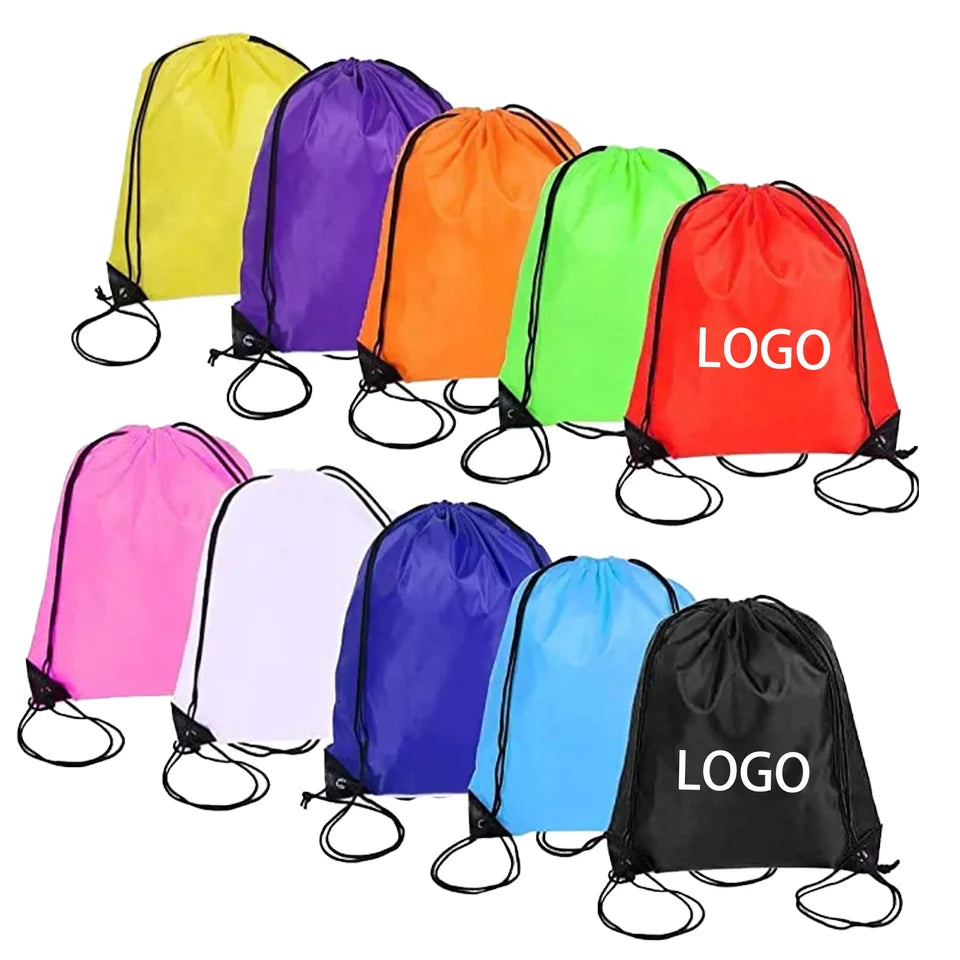 Wholesale Youqu Eco-friendly Waterproof 210d Polyester National Style Unisex File Document Button Swimming Bikini Bag Drawstring