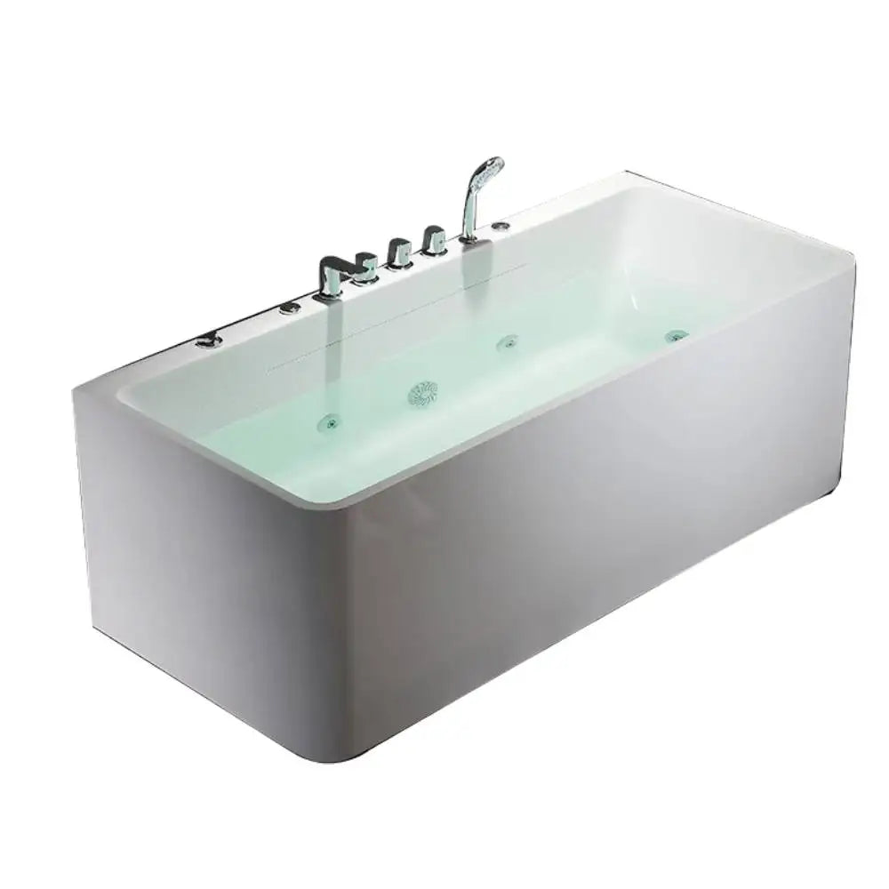 For Outdoor Luxury Hot Tub with Whirlpool Massage for Adults-Eco-Friendly Freestanding Spa
