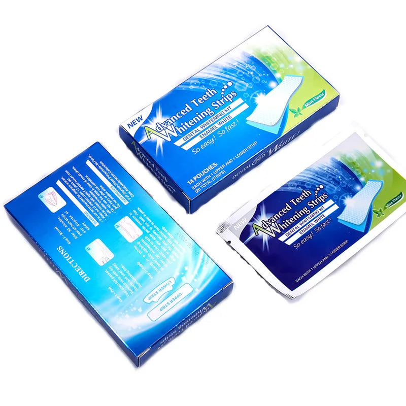 7pcs Advanced Dental Kit Teeth Whitening Strips Comfortable Whitening Tooth Strips Tooth Whitening Kit
