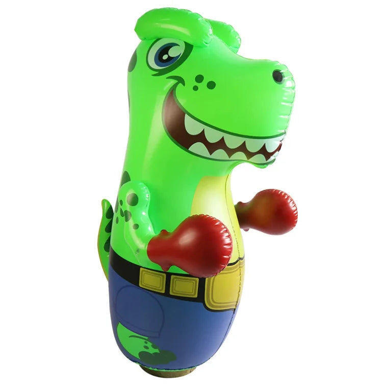 Inflatable T-Rex Dinosaur Bopper 47 Inches Kids Punching Bag with Bounce-Back ActionInflatable Punching Bag for Kids Gift