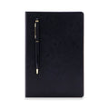 Custom A5 Business Hardcover Journal with 100 Sheets Magnetic Pen Holder Leather Notebook Thermal Binding