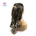 Furina Hot Saling Fashionable Brown 26inch Beauty Long Silky Wavy Machine Made Synthetic Fiber Wigs for Women