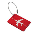 Outdoor Camping Custom Logo Luggage Tags Hiking Card Holder Aluminium Metal Travel ID Bag Tag for Luggage Baggage Identifier MegaBDM