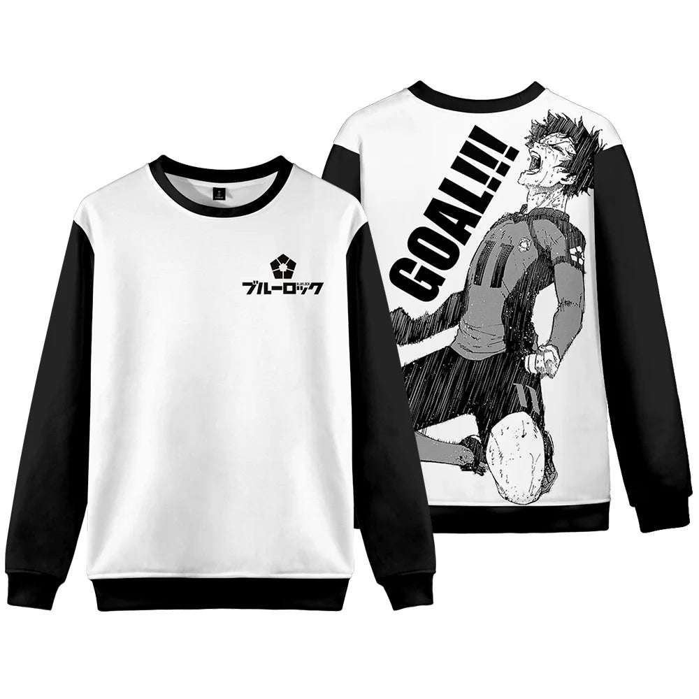 Fitspi 3d Print Anime Sweatshirt Boys Girls Sweatshirts Men O-neck Pullover Harajuku Streetwear Clothes