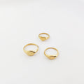 Engraved Ring Custom Anillos De Acero Inoxidable Joyeria 18k Gold Plated Ring Custom Engagement Rings