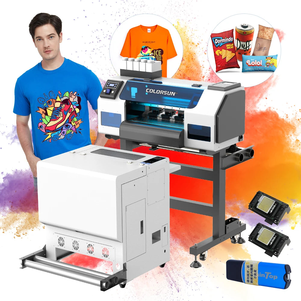 Colorsun Dtf Printer Xp600 Dtf A3 Printers Dtf Printer T-shirt Printing Machine