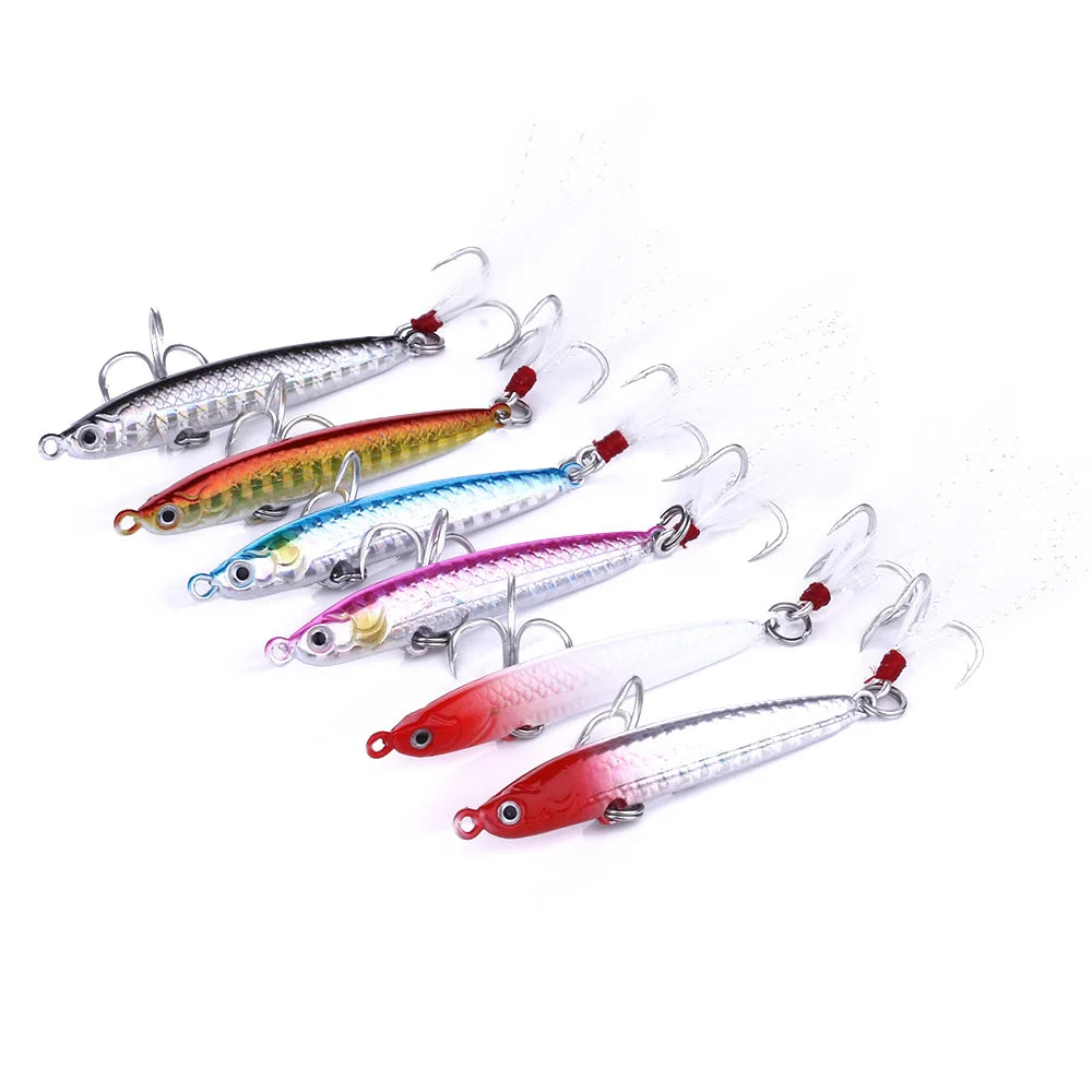Wholesale Newup 8.2CM 42G Artificial Bait Hard Lead Slow Metal Jig Fishing Lure with 3D Eyes for Wholesale