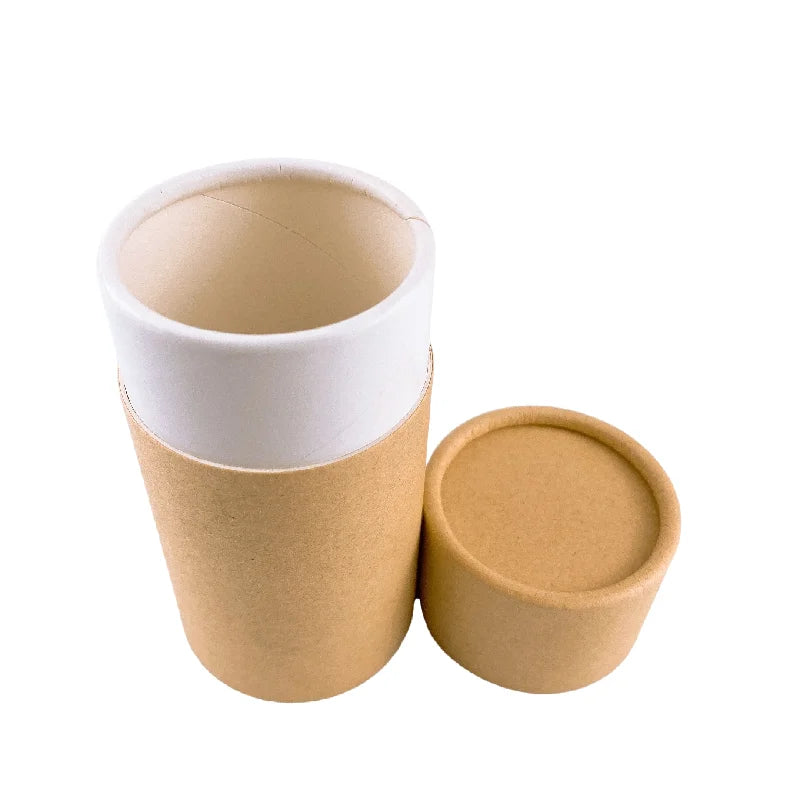 Cylindrical Canister Cardboard Cylinder Round Box Paper Tube Packaging Box for Cosmetic Gift