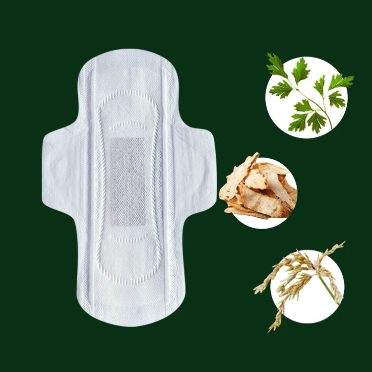 Niceday Herbal Menstrual Pads Relieve Menstrual Cramps Medicated Sanitary Pads Organic Cotton Sanitary Napkins