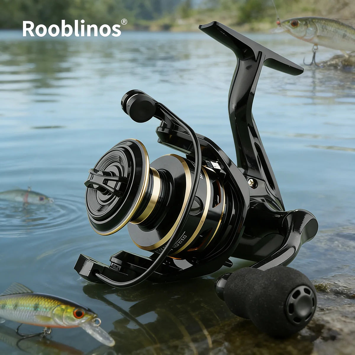 [Germany Stock] Rooblinos NX Spinning Fishing Reel 5.2:1 Gear Ratio 1000-7000 Series