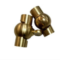 Adjustable Universal Ball Light Accessories Brass/Metal Swivel Light Joint with Screw Style for Pendant Light Lamp Holders Bases