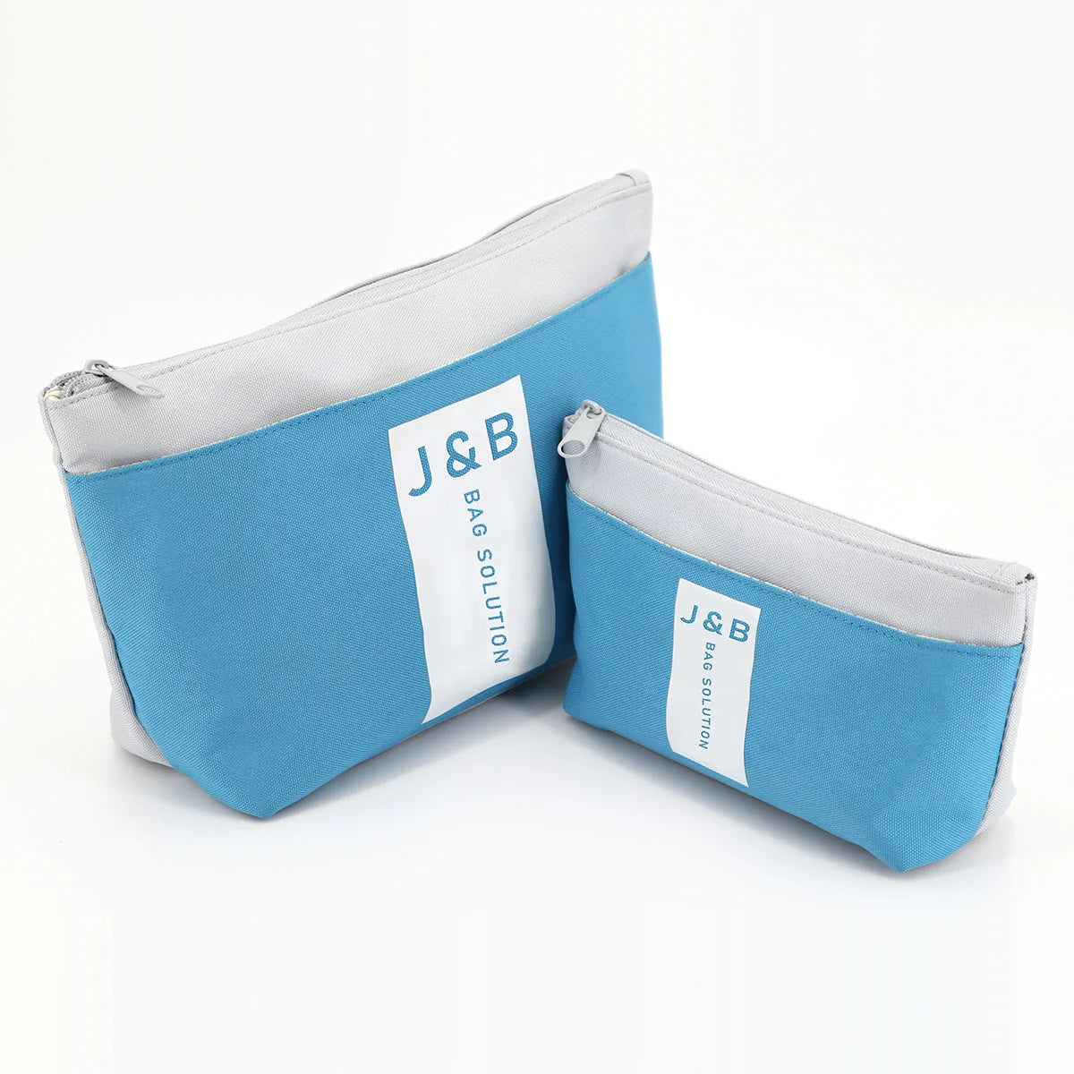 Waterproof 600D Polyester Makeup Toiletry Zipper Pouch Bag Set Cosmetic Products Organizer Storage Bags With Printed Logo