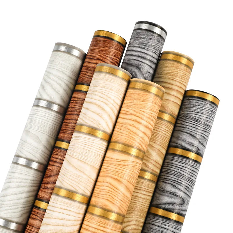 3D Faux Wood Slatted Wall Panels PVC Peel Stick Wallpaper for Modern Accent Walls Homes Studios for Entertainment Household Use