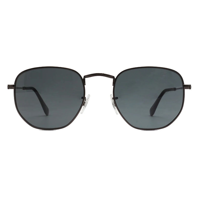 Hot Sale Unisex UV400 Women Mens Stainless Steel Unisex Glass Lens Sunglasses Gafas De Sol Polarizadas