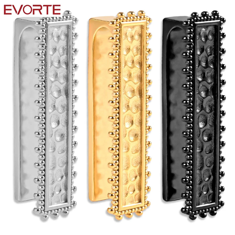 Evorte 10pc Whacking Lace Ear Weights Hangers Stainless Steel Flower Design Stretched Ear Lobe Expander Ear Plugs Gauges Wedding
