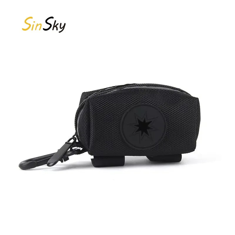 SinSky Custom Design Portable Pet Waste Bag Dispenser Carrier Cute Dog Poop Waste Bag Holder Hands Free Poop Bag