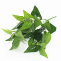 A-1031 Simulation Ornamental Plants 7 Forks Green Artificial Plant Leaf for Wedding Background Wall Home Decoration
