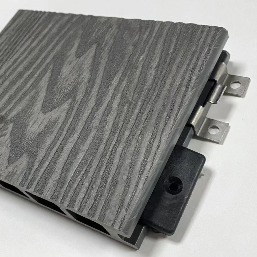 WPC Engineered Wood Flooring Anti-slip Plastic Wood Composite Decking Outdoor Solid Timber Flooring