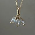 French Style 925 Sterling Silver 14K Gold Inlaid Crystal Clover Pendant Chocker Necklace