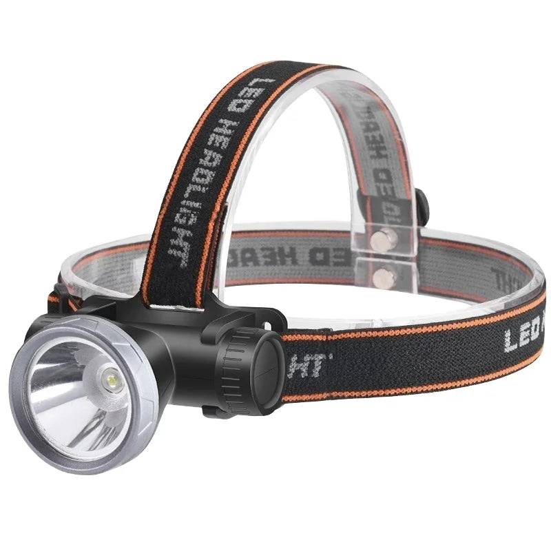 Helius Portable USB Rechargeable Built in 18650 Battery Outdoor Super Bright Camping Fishing Flashlight Torch LED Headlamp