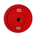 Color Coded Bumper Plate 2-Inch Rubber Weight Plate with Steel Hub Weightlifting Barbell Plates for Gym