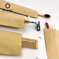 Biodegradable Eco Friendly Bamboo Toothbrush Bamboo Comb Portable Hotel Guest Room Amenities