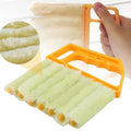 Microfiber Window Cleaning Brush Air Conditioner Duster Cleaner Washable Window Blind Cleaning Brush