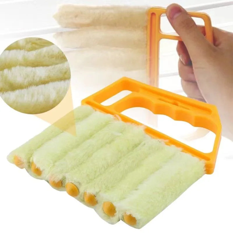Microfiber Window Cleaning Brush Air Conditioner Duster Cleaner Washable Window Blind Cleaning Brush