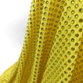 F012  4MM Hotfix Rhinestone Soft Fabric for Dress Stretch Crystals Fabrics for Clothing Rhinestone