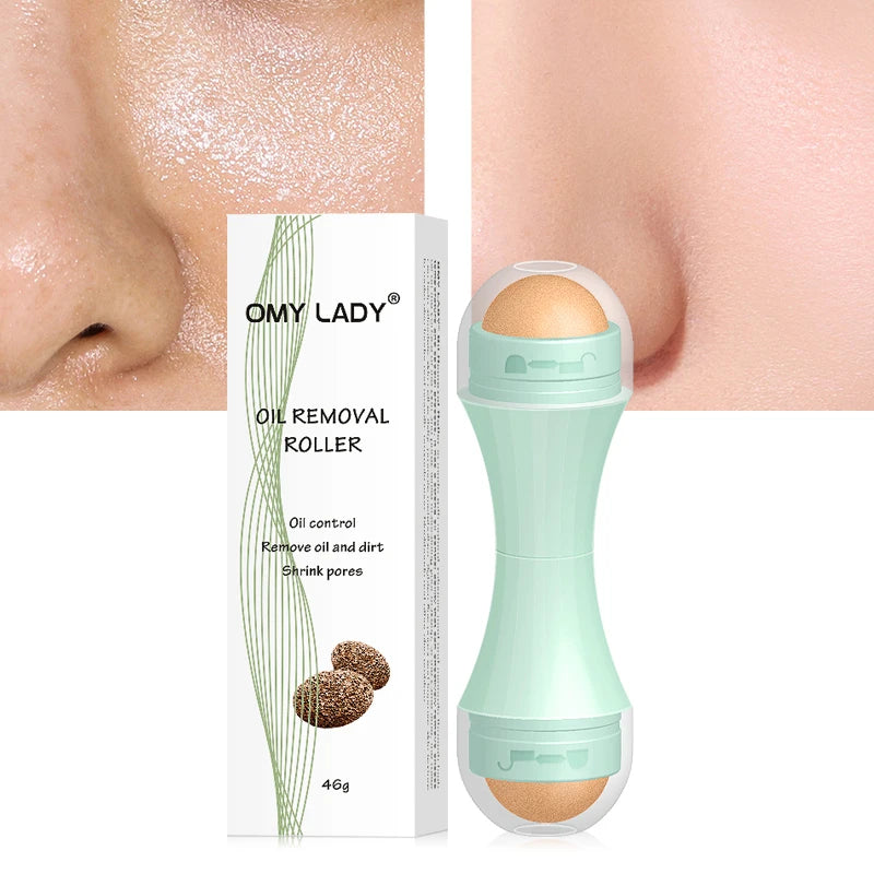 OMY LADY Oil Removal Roller for Face Oil Control Removes Skin Oil and Dirt Shrink Pores on Skin