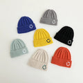 WD-A565  Top Quality New Fashionable Kids Winter Warm Knitted Hat Candy Colors Beanie Cute Knitted Hats for Kids 3-24M