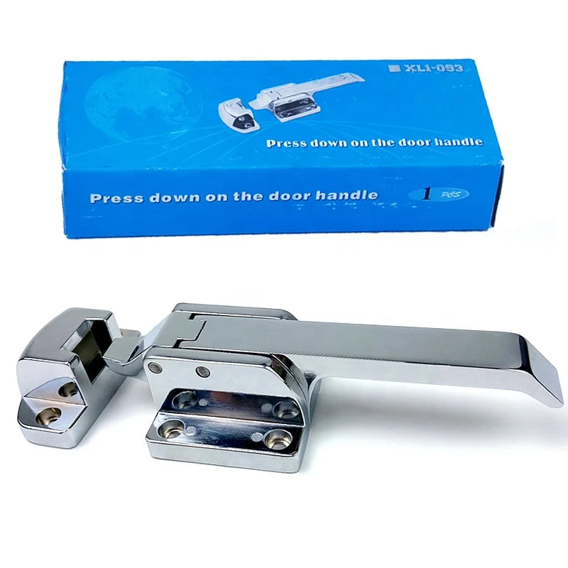 1-093 / 1-093-3K Industrial Design Zinc Alloy Door Handle Lock for Refrigerators Ovens Workshop & Warehouse Use