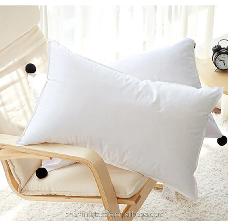 Queen Size Luxury Pillow for 5 Star Hotel Sweet Sleeping Pillows Cotton Down Pillow