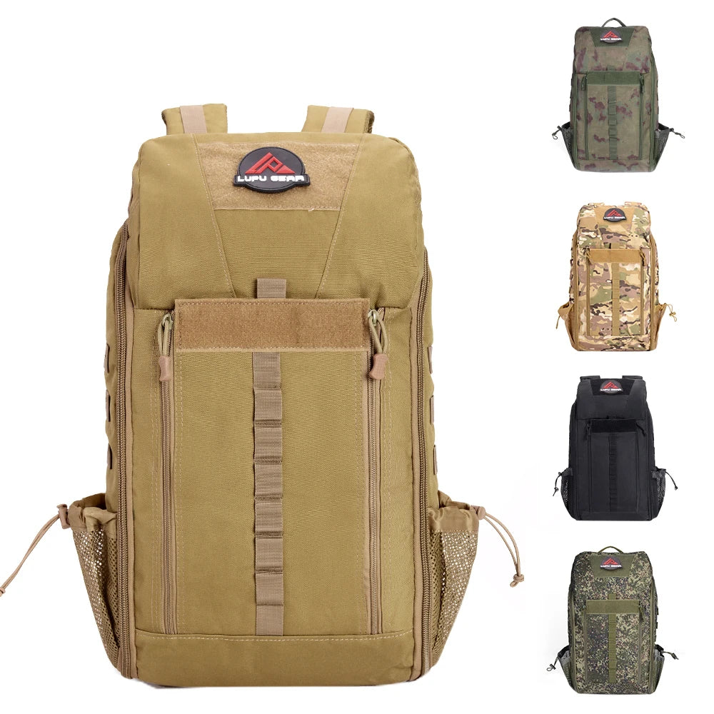 900D Oxford First Backpack Large Capacity Multi-functional Shoulder Bag Outdoor Carry Bag for Hiking Travel Outdoor Activities