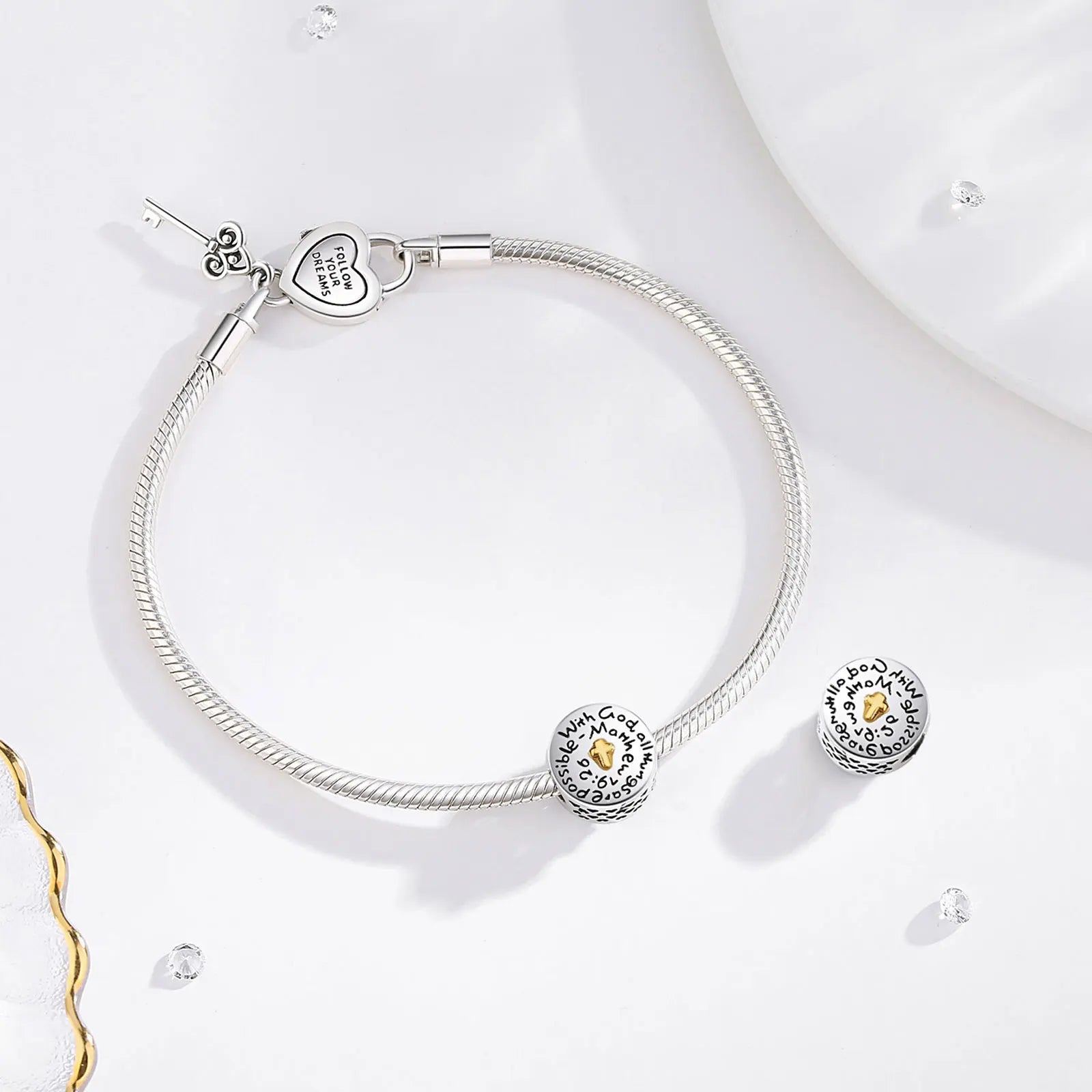 Joyas De Plata 925 Cadena Y Charmes Por Mayor Fashion Bracelets With Alluring Silver Charms