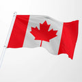 Promotional Product Factory Direct Sale 3x5ft 100%Polyester Screen Printing for Sail Custom Canada Nautical Flag