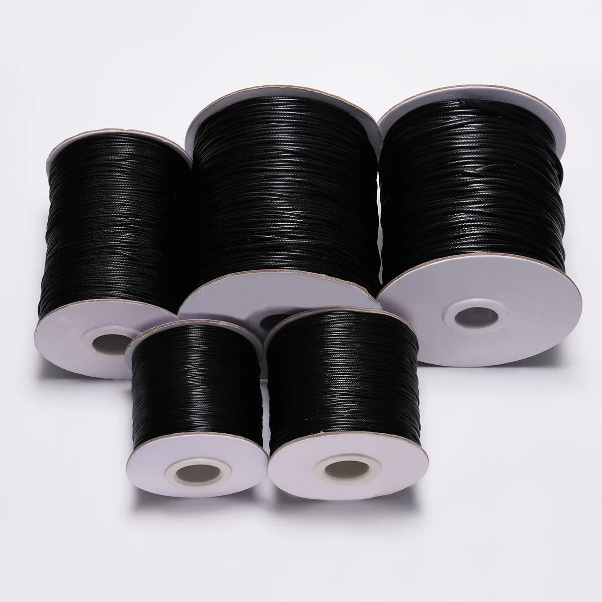 1mm 160m/Rolls Korean Waxed Cotton Waxed Thread Cord String Strap Necklace Rope Bead for Jewelry Making Findings