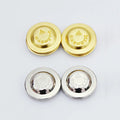 Wholesale Round Magnetic Pin Back Locking Enamel Lapel Pins Accessories Jewelry Name Badge Tags Magnets