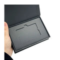 Custom logo Printing Vip Membership Gift Card Holder Box Packaging Luxury Magnetic Gift Card Box Packaging for Credit Card